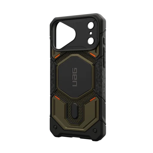 Apple iPhone 18 Pro Max / 17 Pro Max zöld UAG Monarch Pro MagSafe Kevlar ütésálló tok - 4