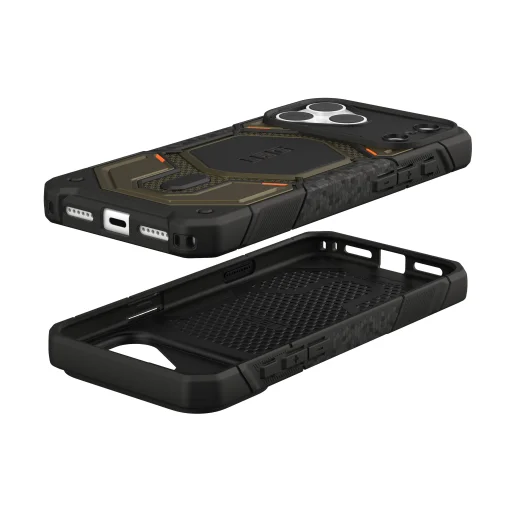 Apple iPhone 18 Pro Max / 17 Pro Max zöld UAG Monarch Pro MagSafe Kevlar ütésálló tok - 10