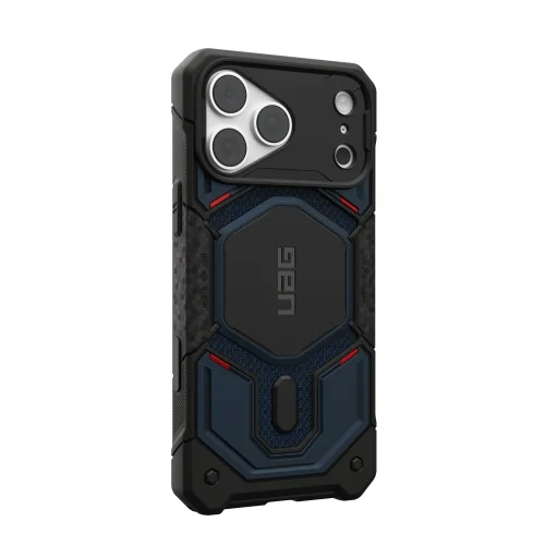 iPhone 18 Pro Max / 17 Pro Max vadkacsakék UAG Monarch Pro MagSafe Kevlar ütésálló védőtok - 14