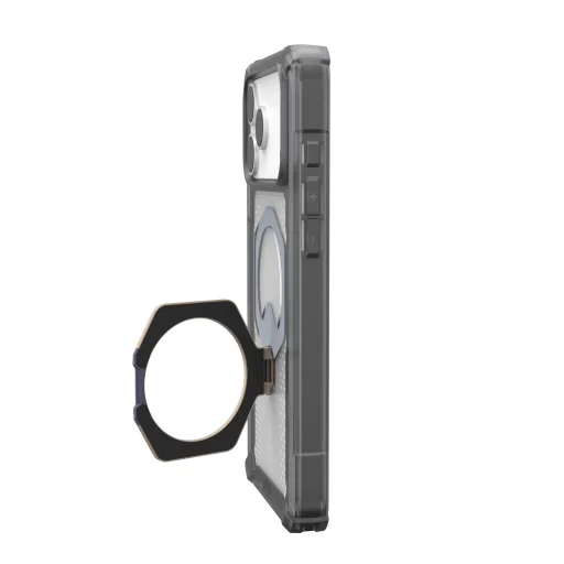 Apple iPhone 18 Pro Max / 17 Pro Max hamuszürke és titán UAG Plasma XTE 360 MagSafe ütésálló védőtok 360 fokban forgatható támasztékkal - 2