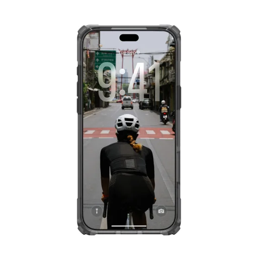 Apple iPhone 18 Pro Max / 17 Pro Max hamuszürke és titán UAG Plasma XTE 360 MagSafe ütésálló védőtok 360 fokban forgatható támasztékkal - 7