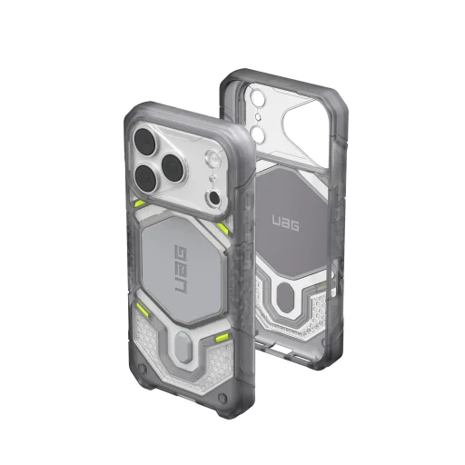 iPhone 18 Pro / 17 Pro jégkék / átlátszó UAG Monarch Pro MagSafe ütésálló védőtok - 11