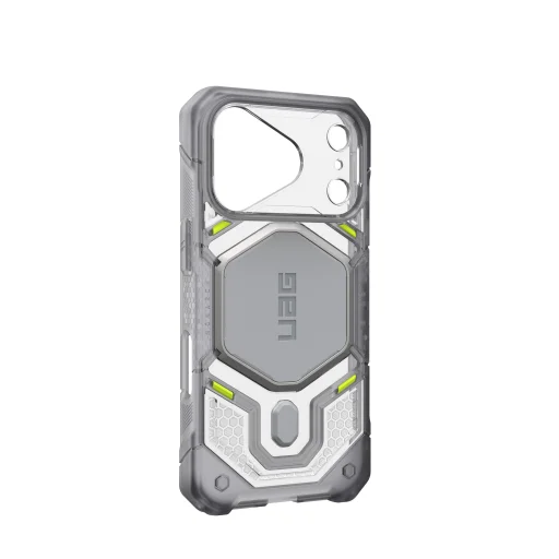iPhone 18 Pro / 17 Pro jégkék / átlátszó UAG Monarch Pro MagSafe ütésálló védőtok - 5
