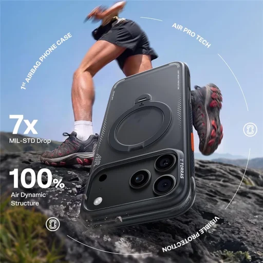 iPhone 18 Pro čierny Torras Ostand Q3 Air - 3