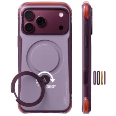 TORRAS Ostand Q3 Air Pro puzdro pre iPhone 18 Pro, fialové