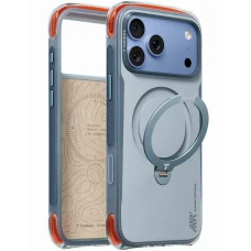 Bridlicovo modré puzdro Torras Ostand Q3 Air Pro pre Apple iPhone 18 Pro
