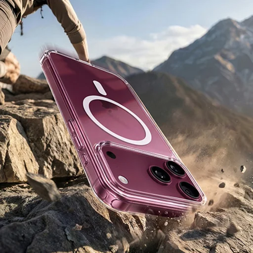Apple iPhone 18 Pro átlátszó Torras Guardian-Mag tok - 3