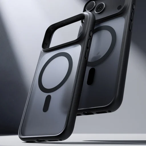 iPhone 18 Pro fekete Torras Guardian-Mag tok - 4