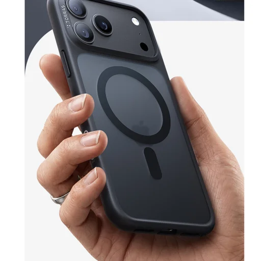 iPhone 18 Pro fekete Torras Guardian-Mag tok - 7