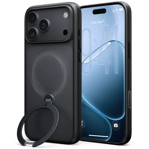 Apple iPhone 18 Pro Max fekete Torras Ostand Q3 Spin tok - 2