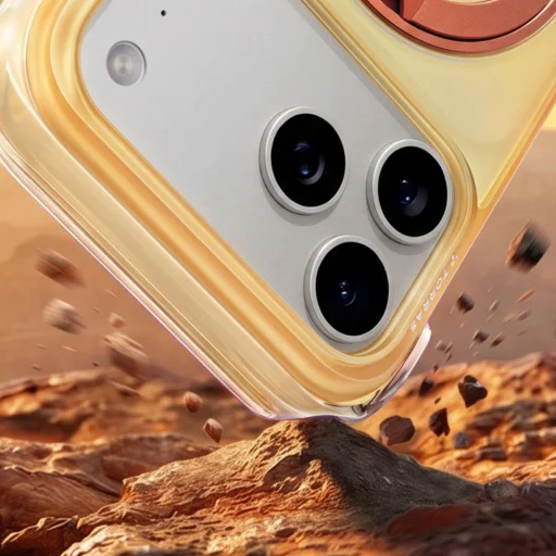 iPhone 18 Pro / iPhone 17 Pro puzdro – Torras Ostand O3 Air Gradient, arizonská žiara - 5