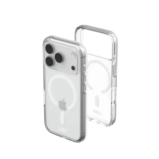 Apple iPhone 18 Pro / 17 Pro jég/fehér UAG Scout Clear MagSafe tok - 11