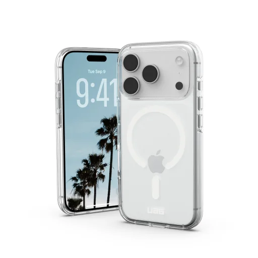 Apple iPhone 18 Pro / 17 Pro ľadové/biele UAG Scout Clear MagSafe puzdro - 1