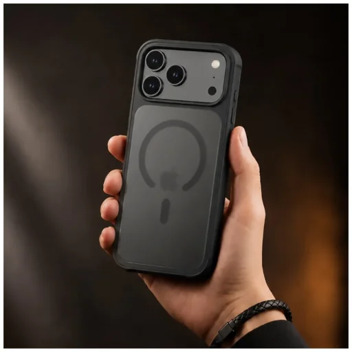  iPhone 18 Pro Max / 17 Pro Max fehér Araree Duple M Armor MagSafe védőtok - 5