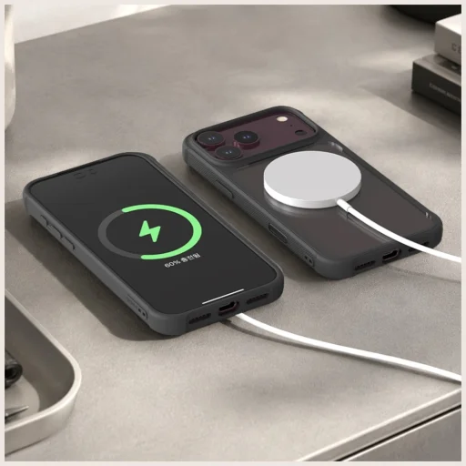  iPhone 18 Pro Max / 17 Pro Max fehér Araree Duple M Armor MagSafe védőtok - 6