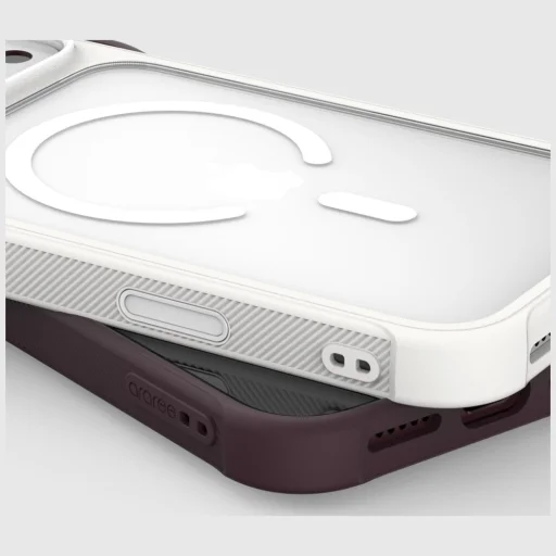  iPhone 18 Pro Max / 17 Pro Max fehér Araree Duple M Armor MagSafe védőtok - 7