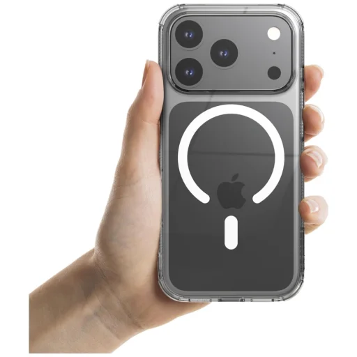  iPhone 18 Pro / 17 Pro átlátszó Araree Flexield M MagSafe tok - 8