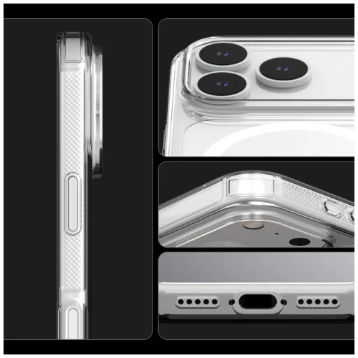  iPhone 18 Pro / 17 Pro átlátszó Araree Flexield M MagSafe tok - 3