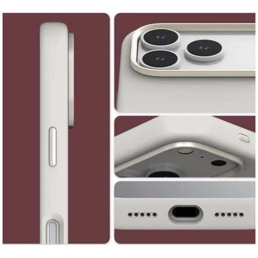  Apple iPhone 18 Pro / 17 Pro fehér Araree Typo Skin M MagSafe tok - 3