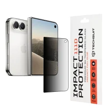 iPhone Duo čierne Techsuit 111D Privacy Full Glue privátne tvrdené sklo