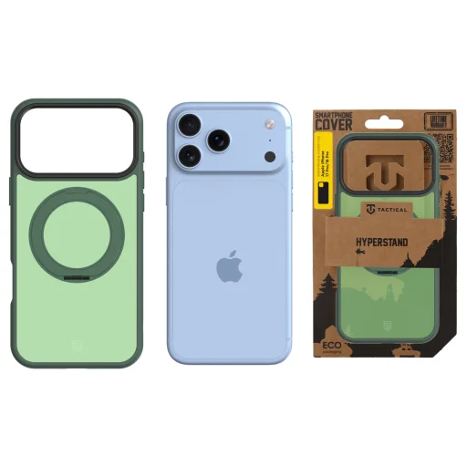Apple iPhone 17 Pro / 18 Pro Erdőzöld Tactical MagForce Hyperstand tok - 5