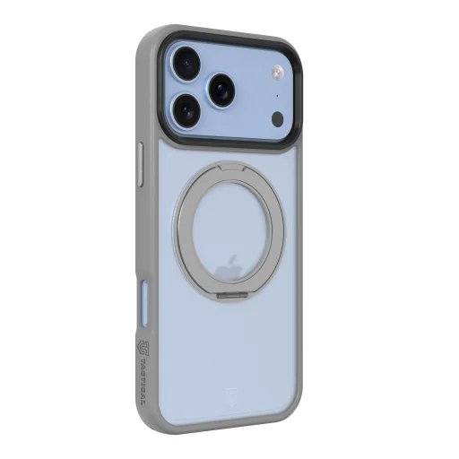 Apple iPhone 17 Pro / 18 Pro világosszürke Tactical MagForce Hyperstand tok - 2