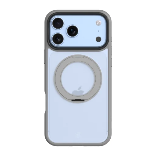 Apple iPhone 17 Pro / 18 Pro világosszürke Tactical MagForce Hyperstand tok - 3