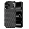 Apple iPhone 17 Pro / 18 Pro Fekete/Ezüst Tech-Protect Ion Carbon MagSafe tok thumbnail
