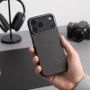 Apple iPhone 17 Pro / 18 Pro Fekete/Ezüst Tech-Protect Ion Carbon MagSafe tok thumbnail