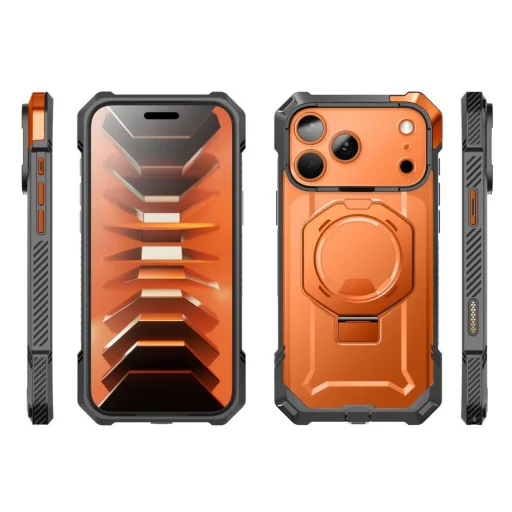Apple iPhone 17 Pro / 18 Pro koralový Supcase UB Grip Mag MagSafe nárazuvzdorný zadný kryt - 3