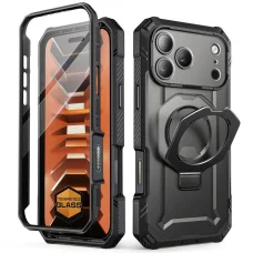 Apple iPhone 17 Pro / 18 Pro Fekete Supcase Grip Pro Mag MagSafe tok