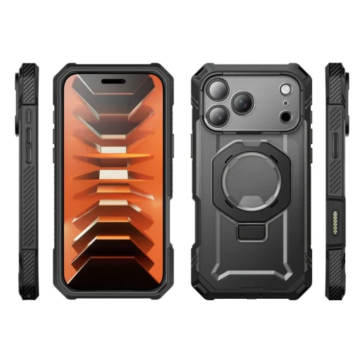 Apple iPhone 17 Pro / 18 Pro Čierne Supcase Grip Pro Mag MagSafe puzdro - 5