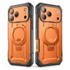 Apple iPhone 17 Pro / 18 Pro korall Supcase Grip Pro Mag MagSafe ütésálló tok beépített üvegfóliával és kitámasztóval thumbnail