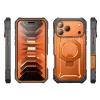 Apple iPhone 17 Pro / 18 Pro korall Supcase Grip Pro Mag MagSafe ütésálló tok beépített üvegfóliával és kitámasztóval thumbnail