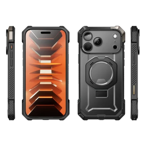 Apple iPhone 17 Pro Max / 18 Pro Max čierne puzdro Supcase UB Grip Mag MagSafe - 3