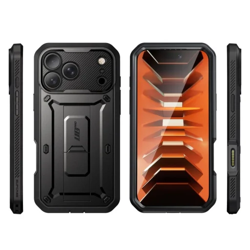 Apple iPhone 17 Pro Max / 18 Pro Max fekete Supcase Unicorn Beetle Pro tok - 3