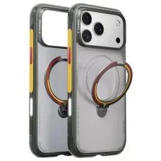 iPhone 17 Pro szürke Torras Ostand Q3 Air Series Iron tok
