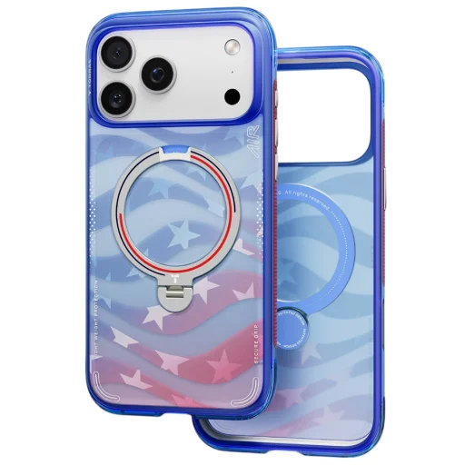 Apple iPhone 17 Pro modré puzdro Torras Ostand Q3 Air Series Starlight - 2