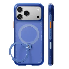 iPhone 18 Pro arktiszkék Torras Ostand Q3 Air Series MagSafe tok beépített állvánnyal