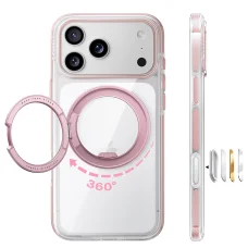 iPhone 18 Pro rózsaszín Torras Ostand O3 Light tok