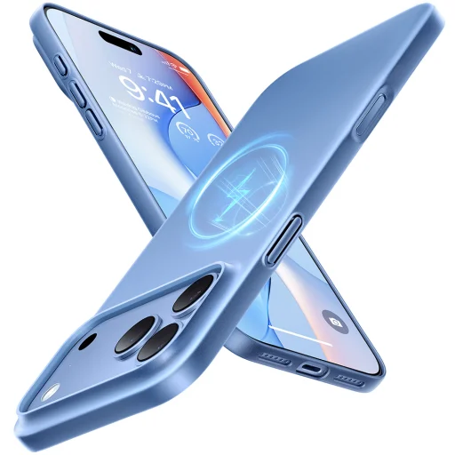 Apple iPhone 18 Pro Max szürke Torras OriginFit-Mag Series MagSafe tok - 1