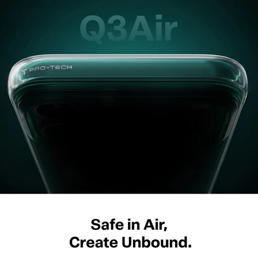 iPhone 18 Pro zöld Torras Ostand Q3 Air tok beépített forgatható állvánnyal és MagSafe funkcióval - 2
