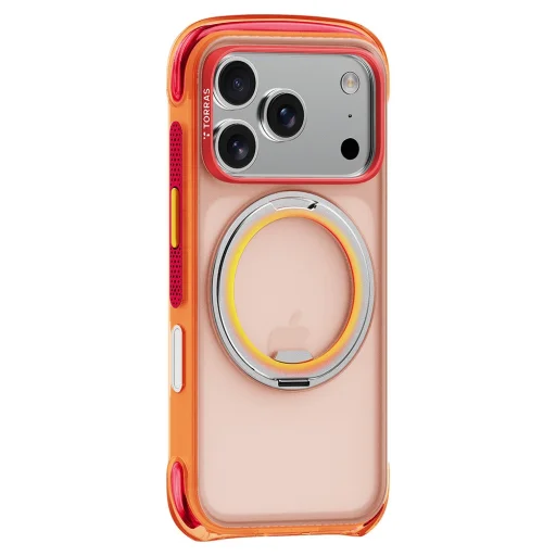 iPhone 18 Pro Max prizma korall Torras O3 Air Core tok - 2