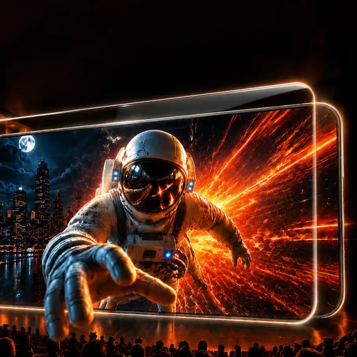 Apple iPhone 18 Pro Max (Gen Air) priehľadné tvrdené ochranné sklo Torras HD - 4