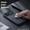 Čierne silikónové puzdro Torras QPRO Silicone Series pre iPhone 18 Pro so zabudovaným 360° stojanom thumbnail