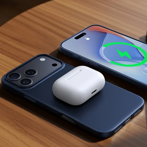 Apple iPhone 18 Pro Max kék Torras OriginFit-Mag védőtok - 6