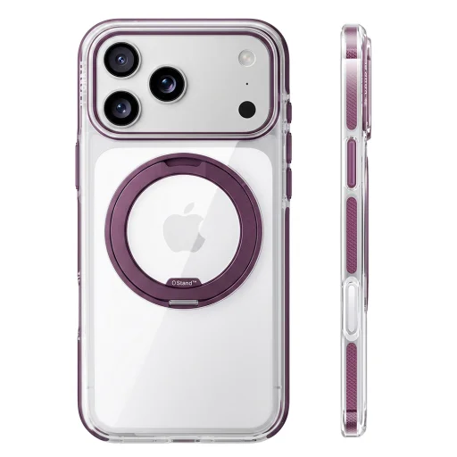 Fialové puzdro Torras Ostand O3 Light na iPhone 18 Pro Max - 2