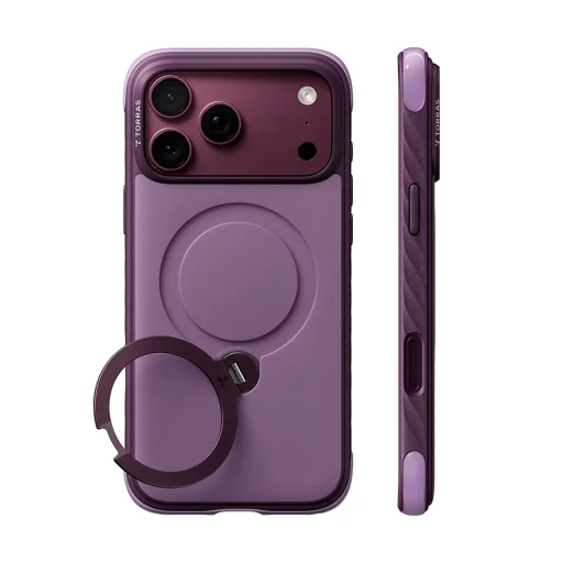 Apple iPhone 18 Pro Max lila Torras Ostand Q3 Rugged tok - 2