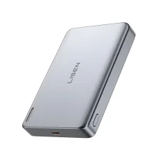 Lisen L601 Pro magnetická power banka, Qi2, 27 W, 10 000 mAh, sivá (YL0325100009)