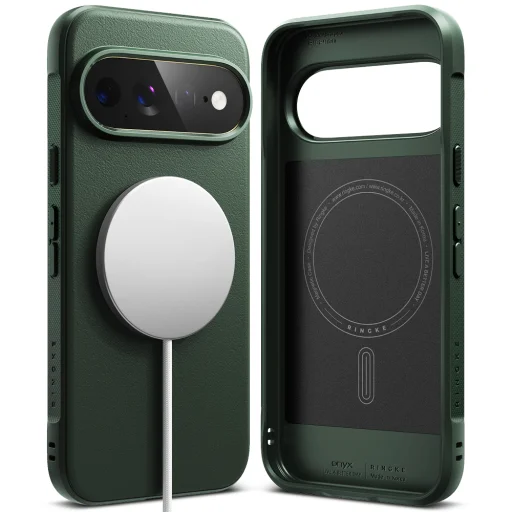 Google Pixel 11 Pro XL tmavozelený zadný kryt Ringke Onyx MagSafe - 4